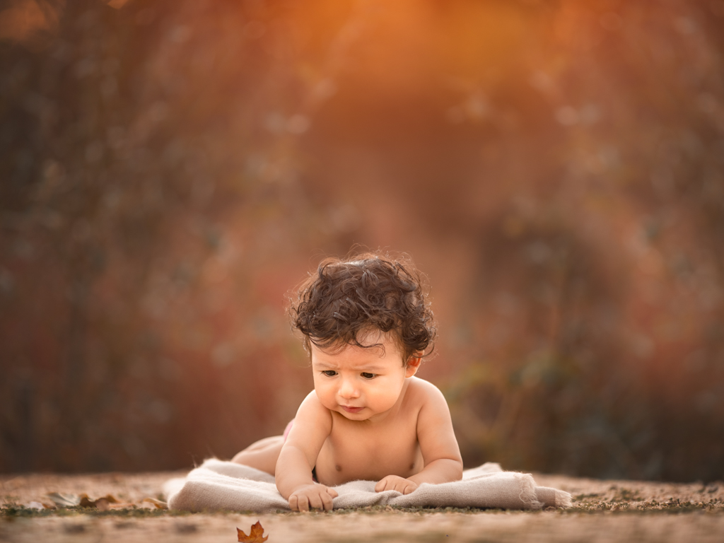 fotografia de bebes en exteriores