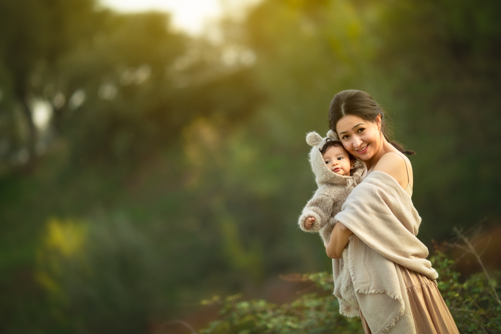 fotografia de bebes en exteriores