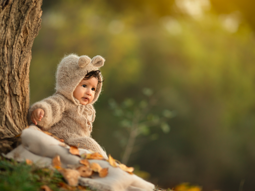 fotografia de bebes en exteriores