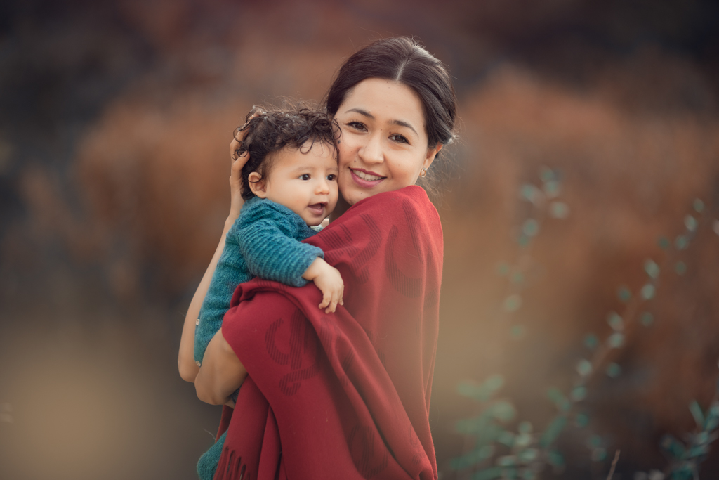 fotografia de mama y bebe