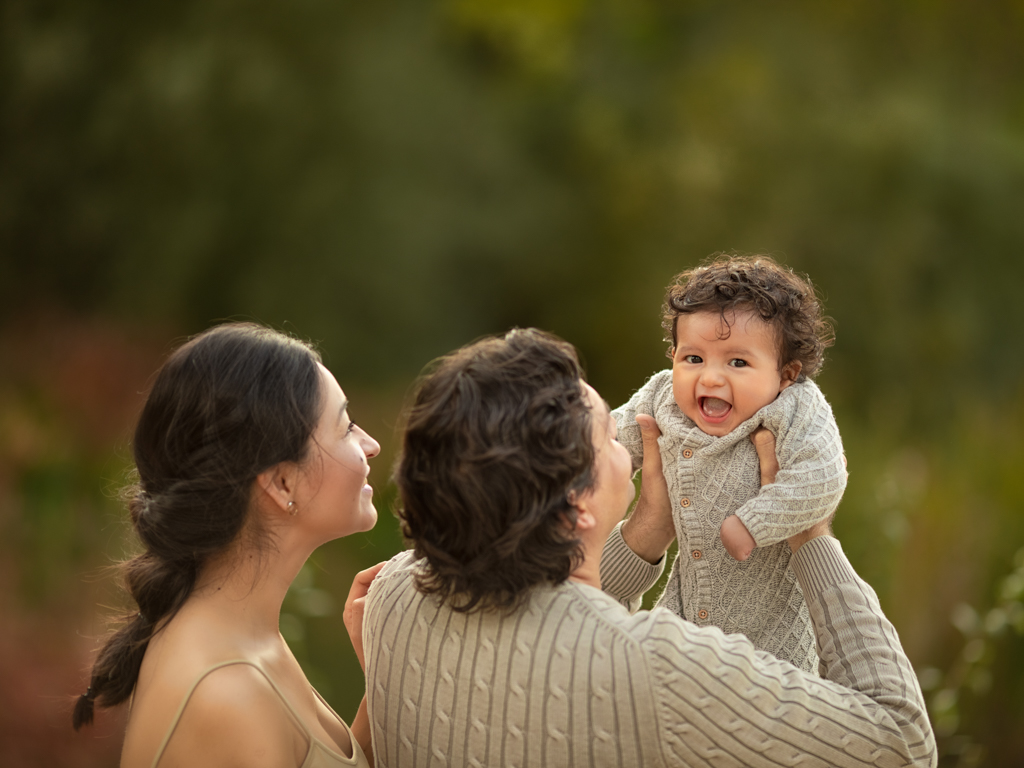fotografia de bebes en exteriores