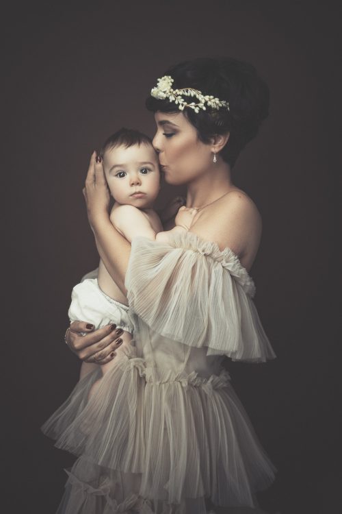 fotografia fine art de madre y hijo
